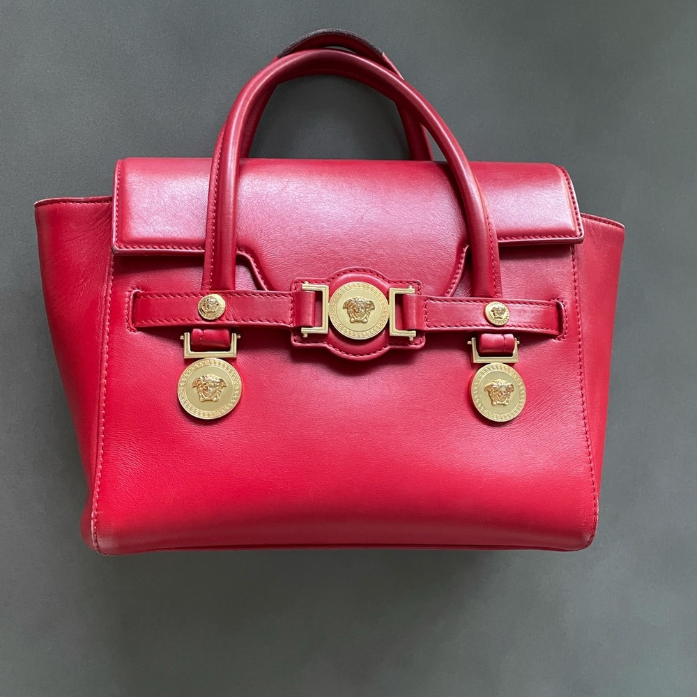 Versace red bag